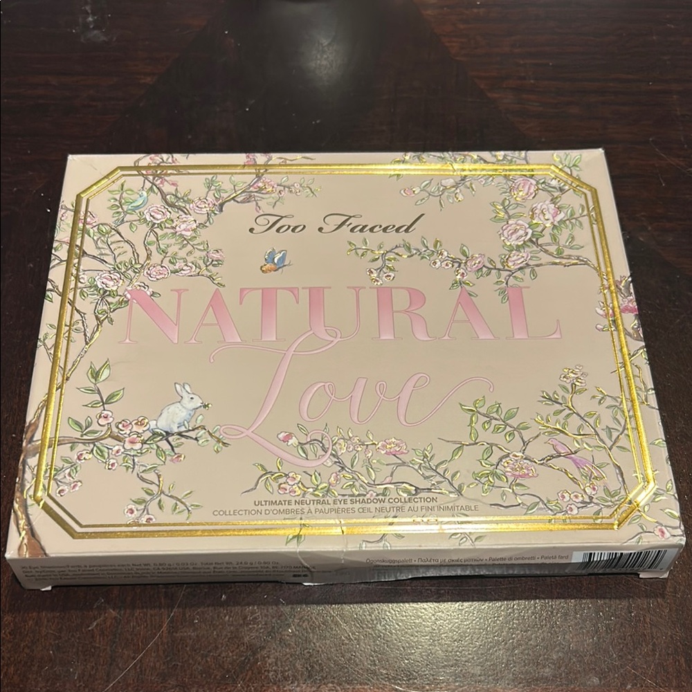 Too Faced Natural Love Palette with Floral Design